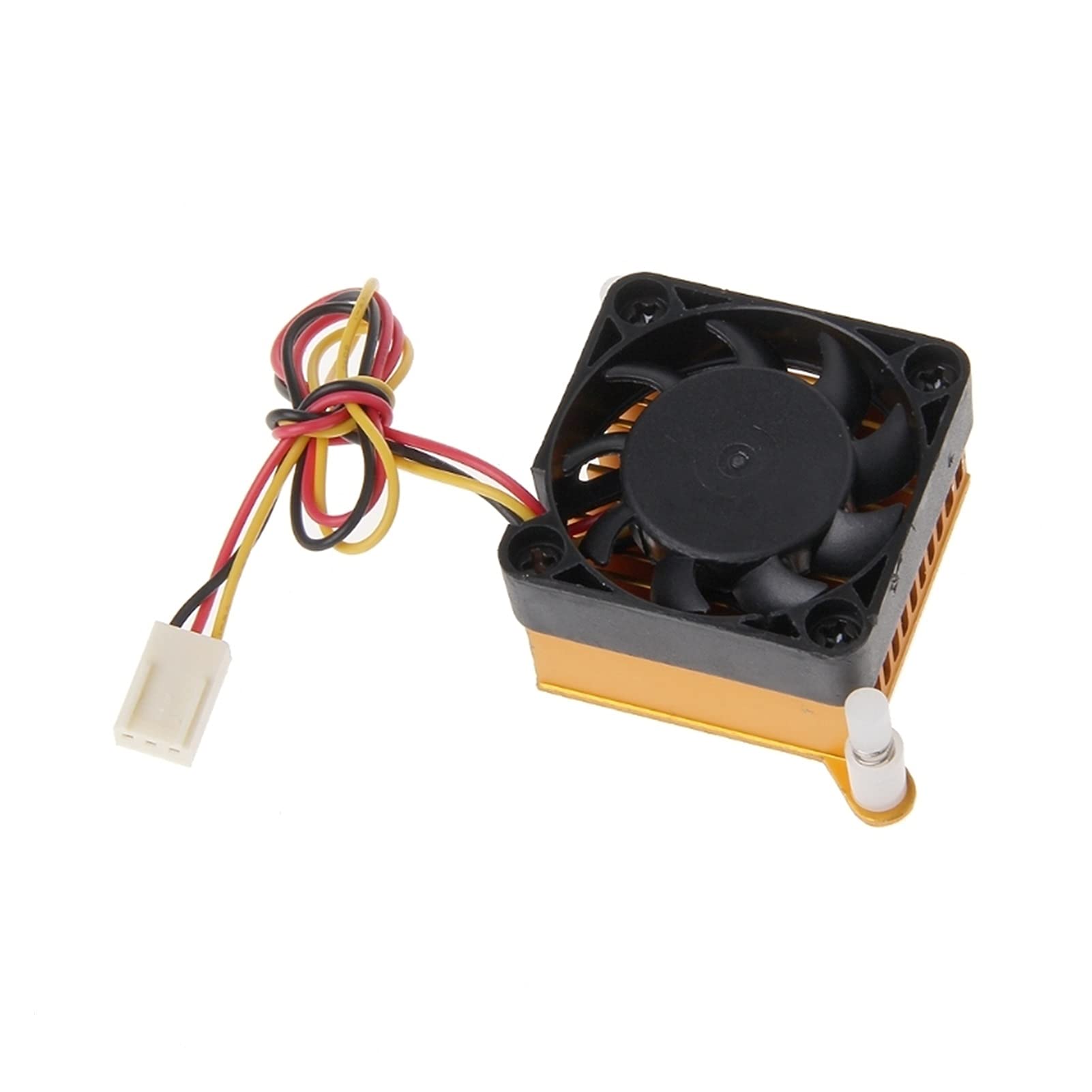 High-Performance 40mm Aluminum Heatsink with Fan for PC Northbridge Chipset & 3D Printer Cooling - Efficient Heat Dissipation Solution for Gaming PCs, Workstations, and DIY Electronics Projects