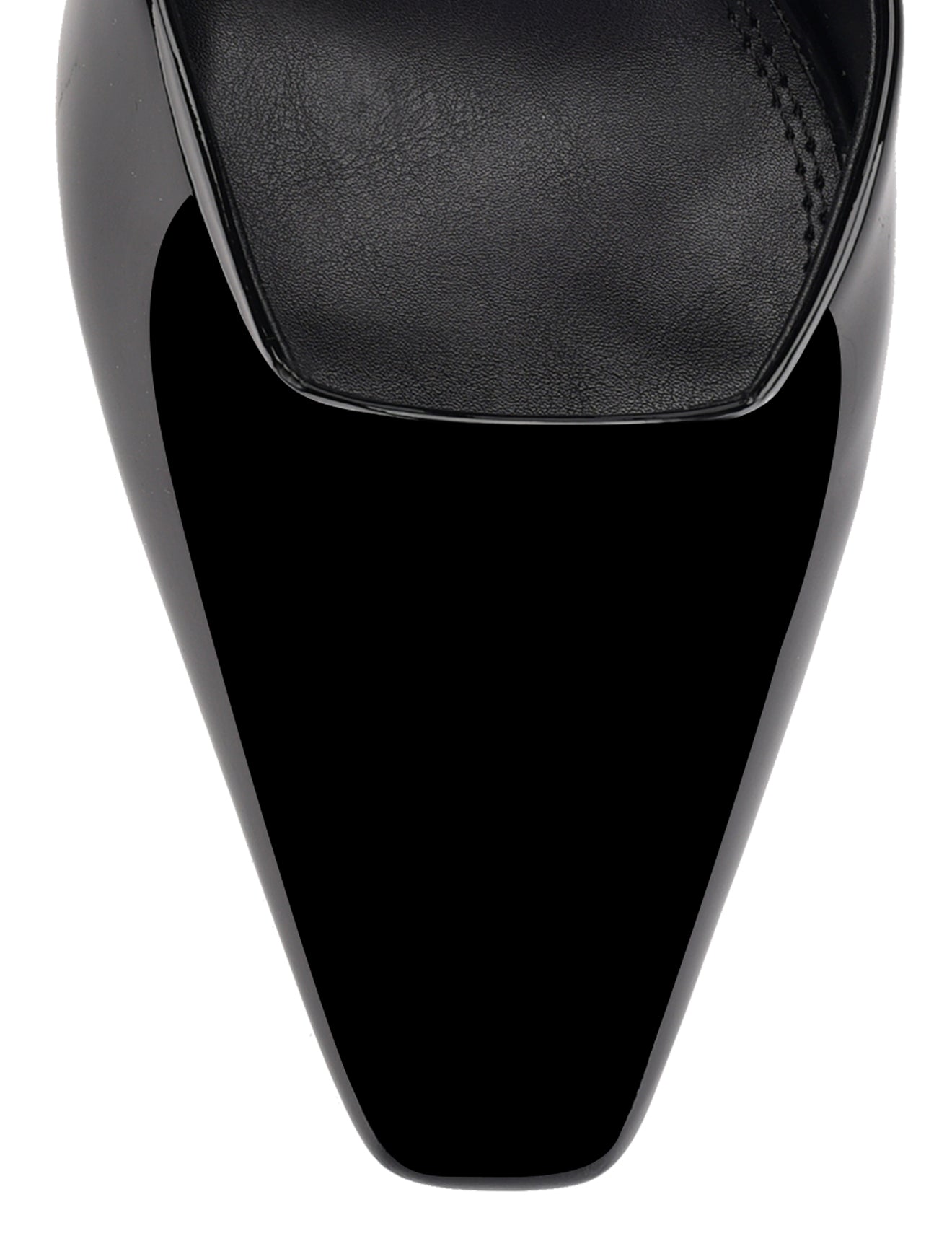 Verde Closed Toe Mules for Women - Black Patent Leather Slip-On Shoes | Comfortable House Slippers & Casual Office Loafers