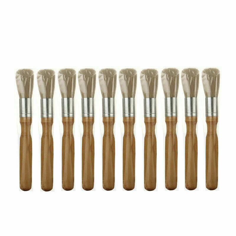 6-Piece Boar Hair Detailing Brush Set for Car Interior Cleaning - Perfect for Dashboard, Vents, and Hard-to-Reach Areas
