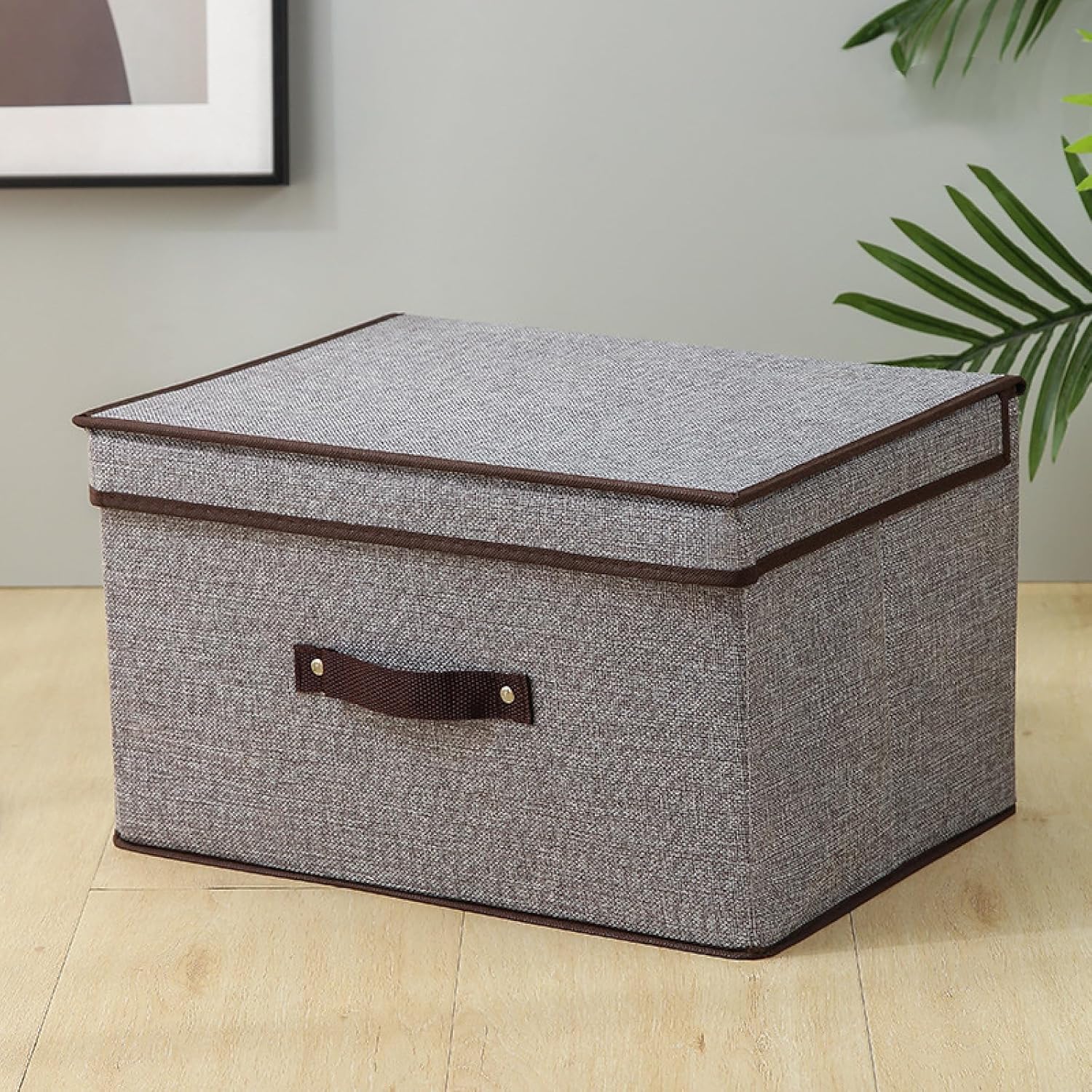 Fabric Storage Box for Clothes, Socks & Underwear - Dorm Organizer