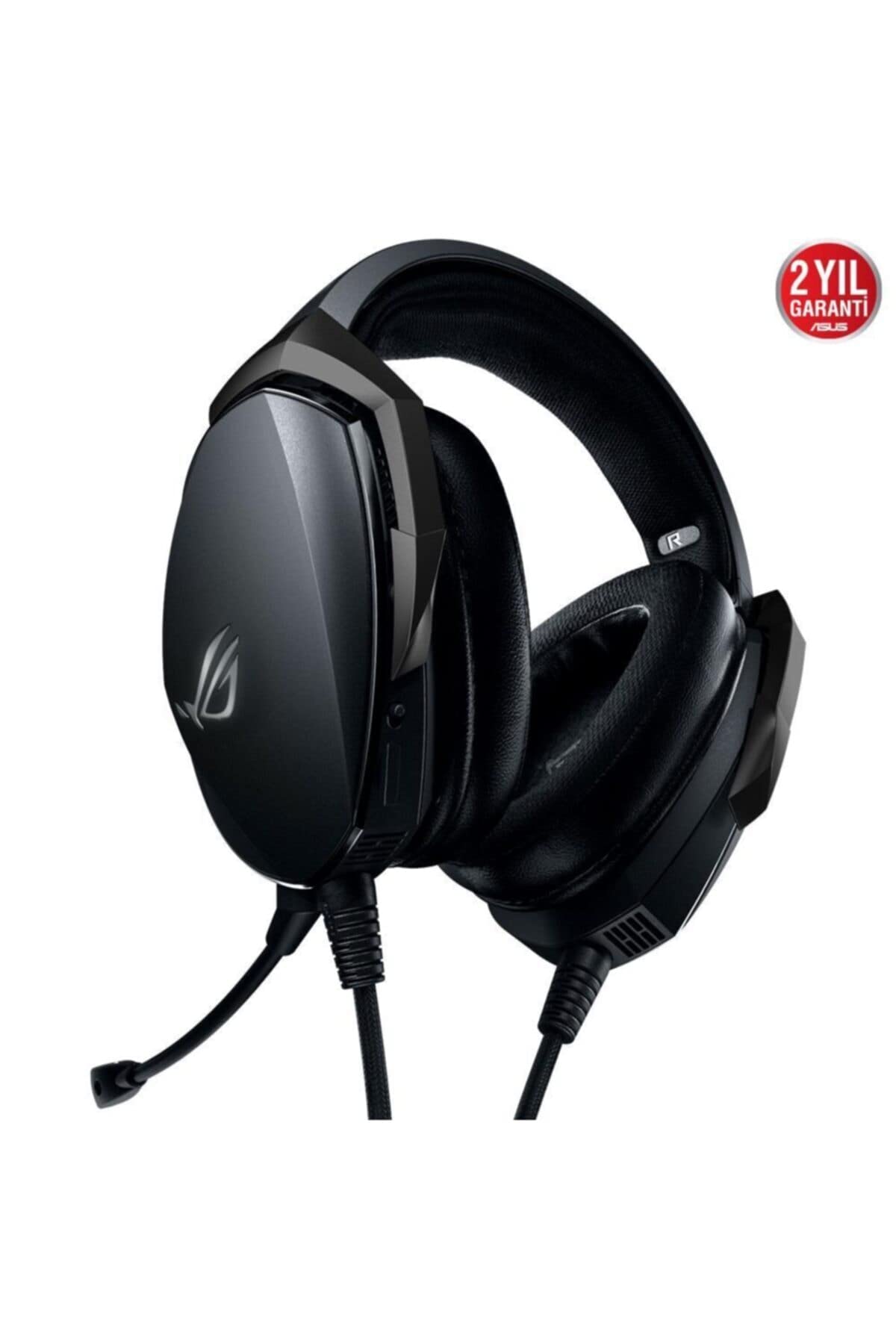 ASUS ROG Theta Electret Gaming Headset - 3.5mm Jack with Boom Mic, Compatible with PC, Smartphone, Laptop, Console & Nintendo Switch (Black) - Perfect for Competitive Gaming, Streaming & Online Meetings