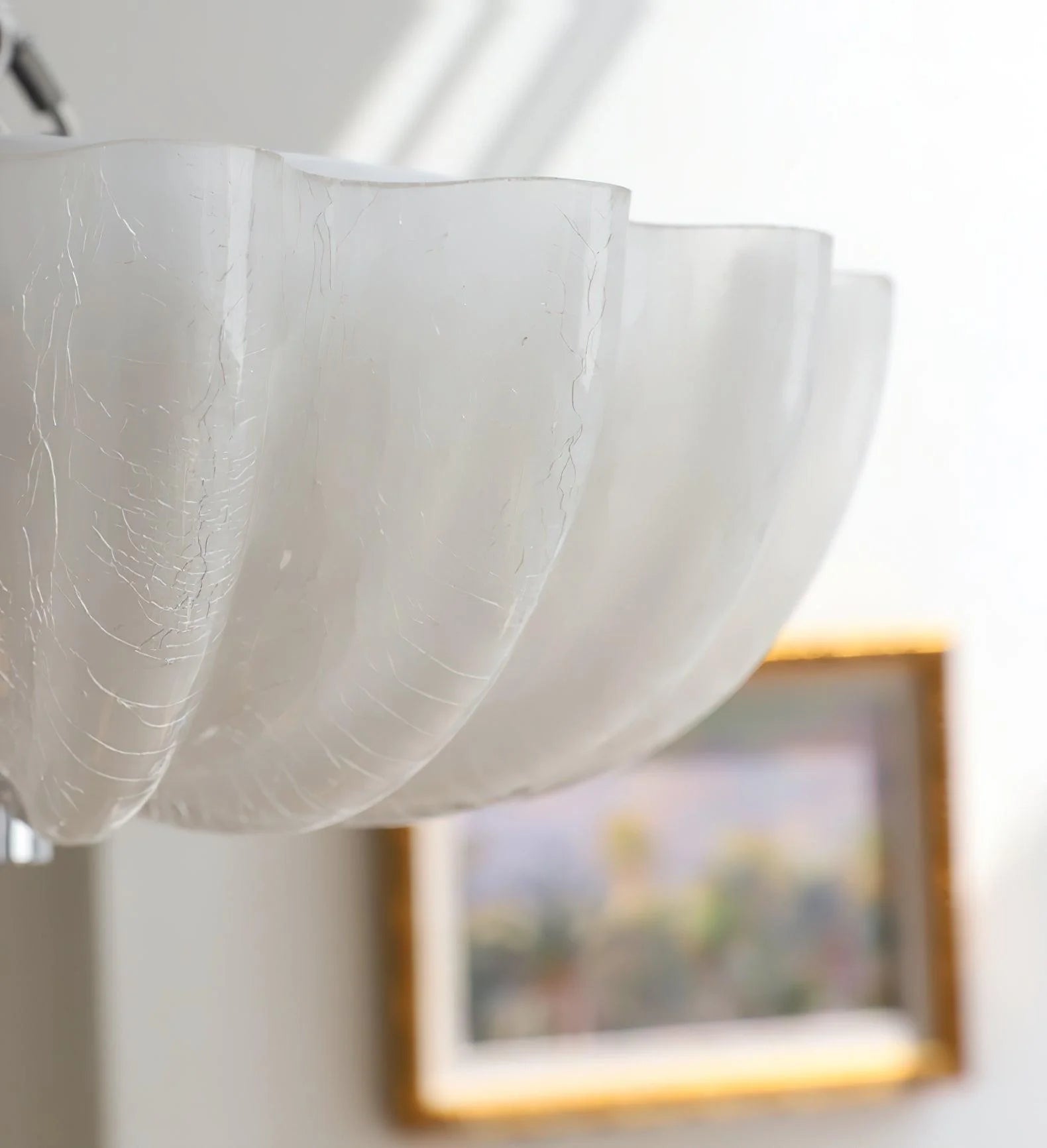 Modern Oman Glass Ceiling Light Fixture - Elegant Crystal Chandelier for Living Room, Bedroom & Dining Room Lighting - Perfect for Home Decor & Interior Design