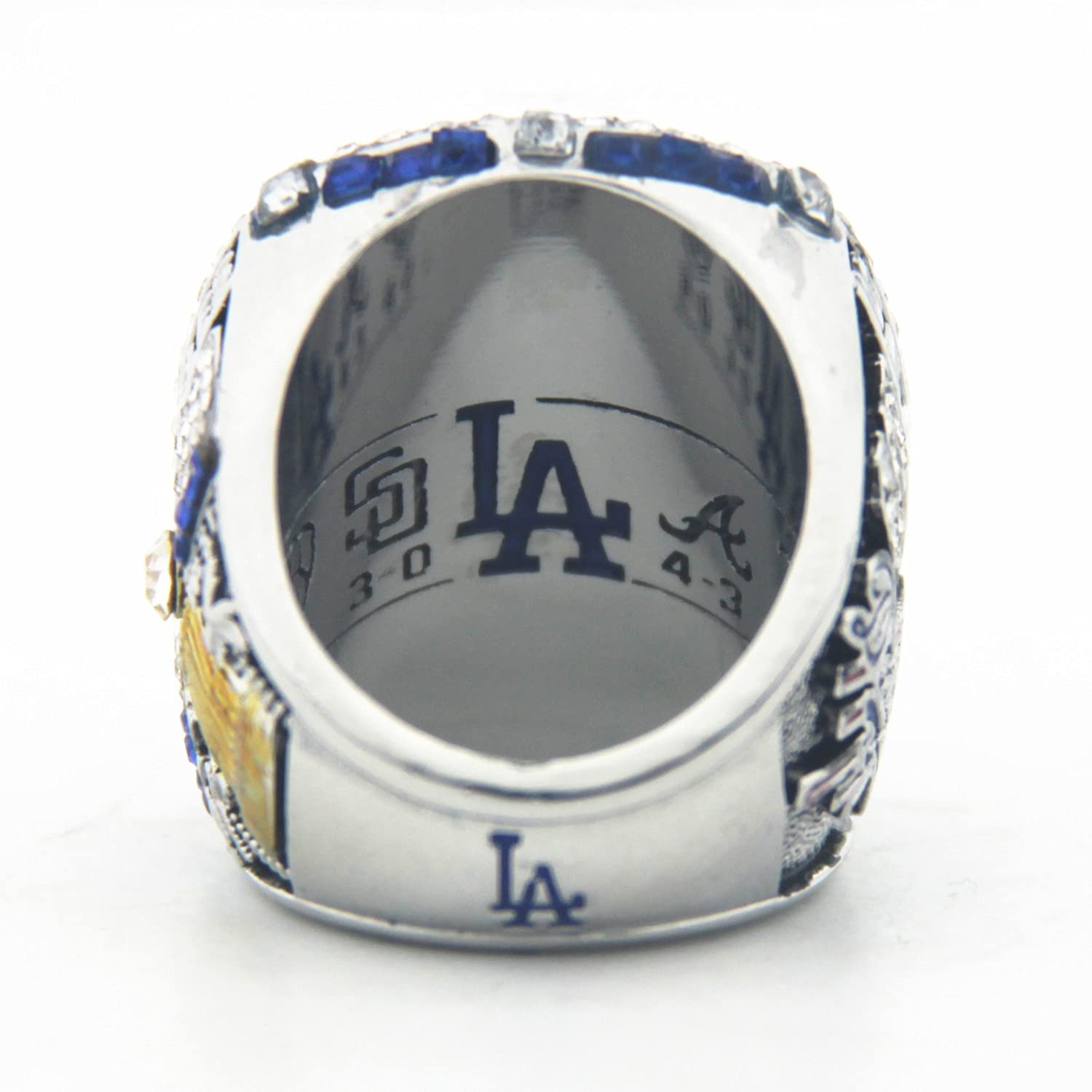 2020 LA World Champions Ring with Wooden Box - Championship Ring Gift for Men, Women, Kids & Fathers - Perfect for Sports Fans, Collectors & Special Occasions