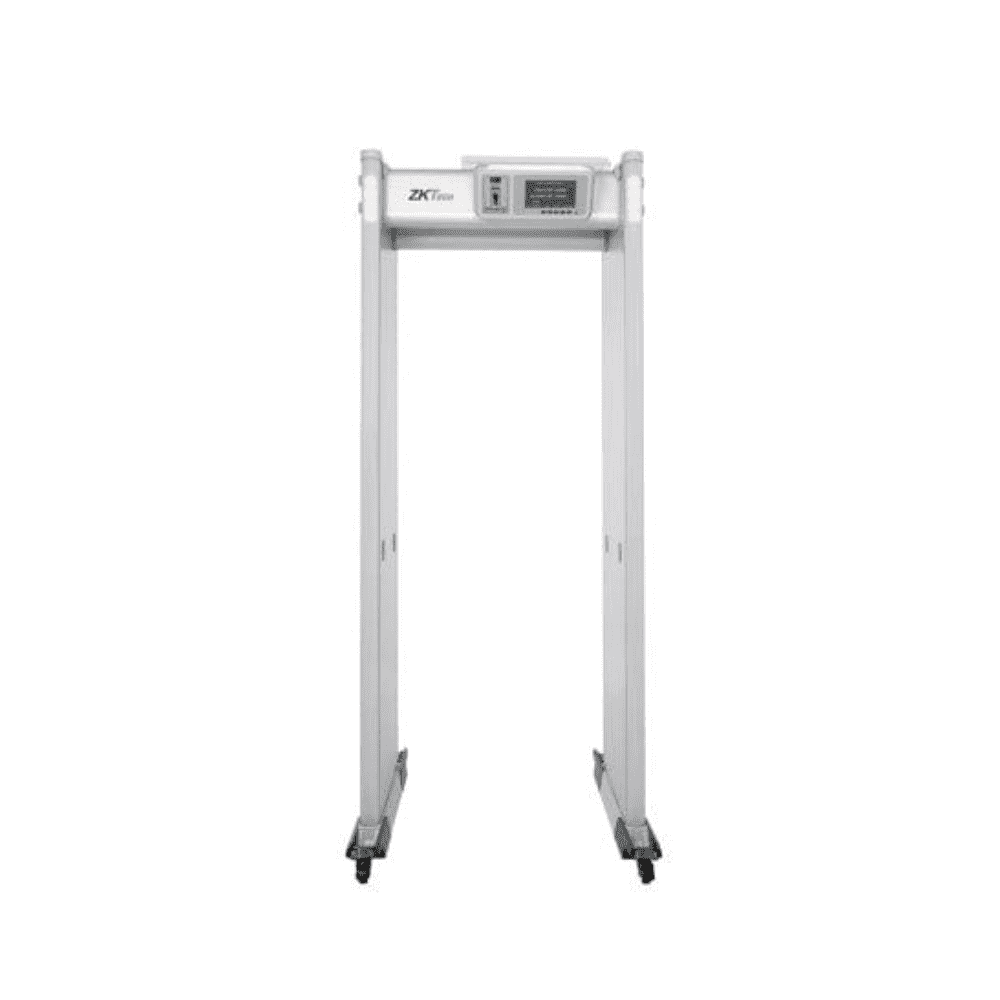 ZKTeco WMD433 Walk Through Metal Detector - 33 Zone Security Scanner for Airports, Schools & Events | High Sensitivity Metal Detection for Enhanced Safety