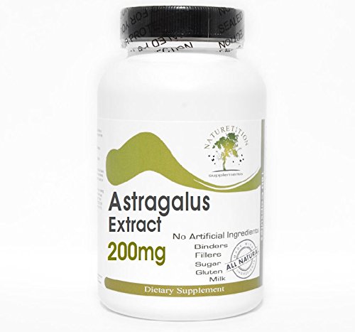 Astragalus Extract 200mg - 200 Capsules | Pure & Natural Supplement | Immune Support & Energy Booster | Vegan & Non-GMO | Perfect for Daily Wellness & Stress Relief