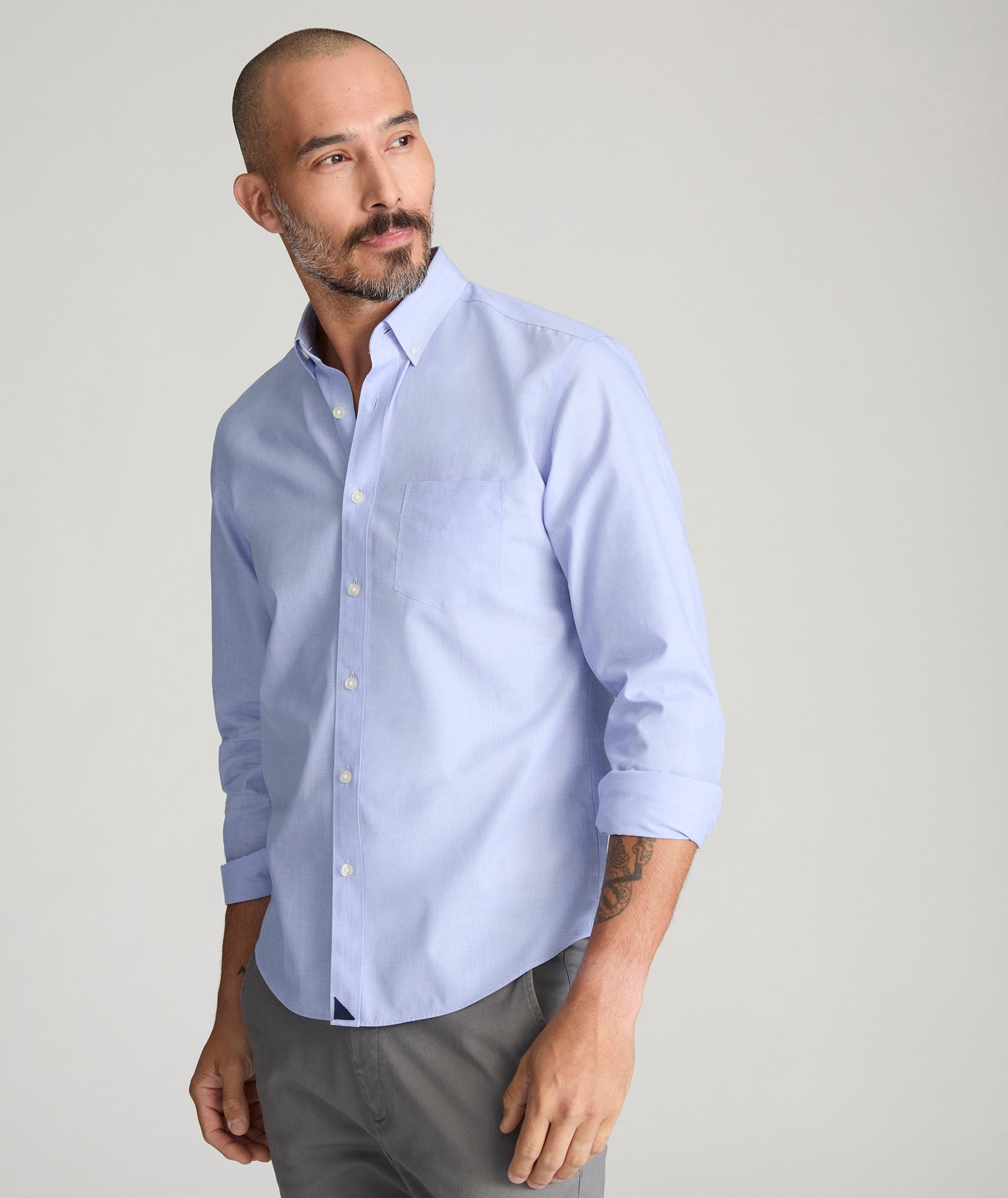 Wrinkle-Free Hillside Select Shirt for Men - Premium Comfort Casual & Business Wear - Perfect for Office, Travel, and Outdoor Activities