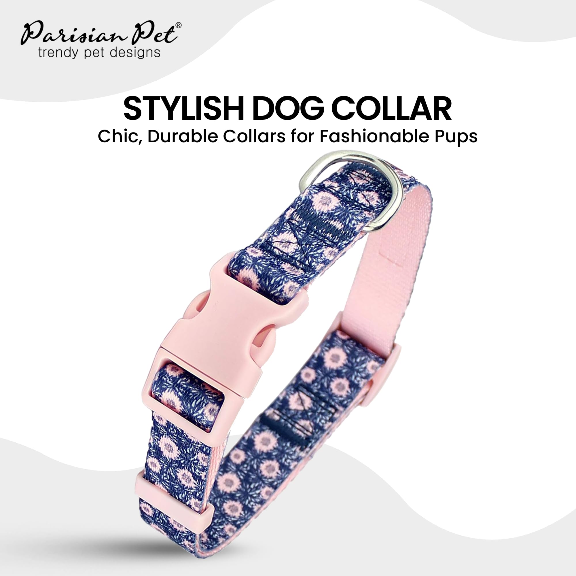 Parisian Pet Dog Collar - Adjustable 