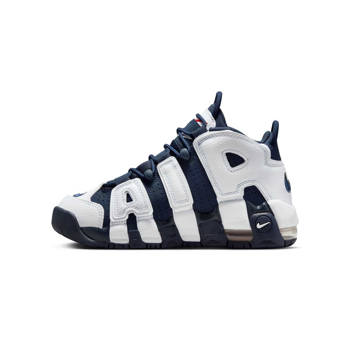 Nike Kids Air More Uptempo 'Midnight Navy' Basketball Shoes - Comfortable Sneakers for Boys & Girls - Perfect for School, Sports & Casual Wear