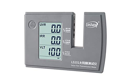Professional LS101 Window Tint Meter - Solar Film Transmission Tester for UV, IR & VLT Measurement | Accurate UVR, IRR & Visible Light Testing for Car, Home & Office Window Tinting