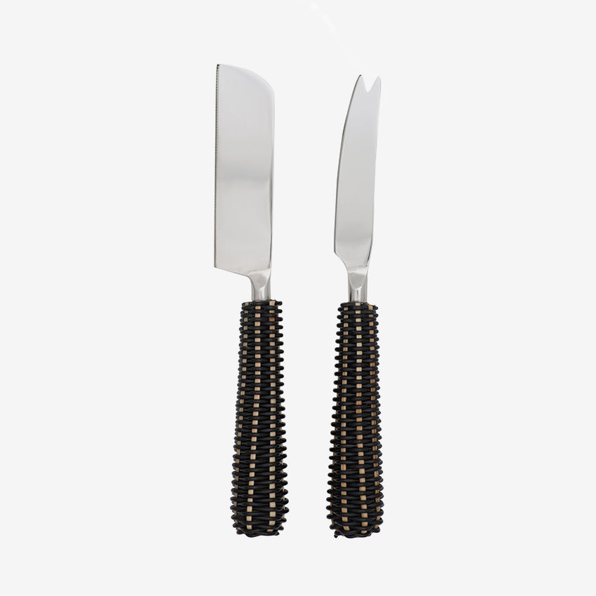 Artisan 85 | Havana 2-Piece Cheese Board Set with Knives - Perfect for Wine Tasting, Charcuterie & Entertaining