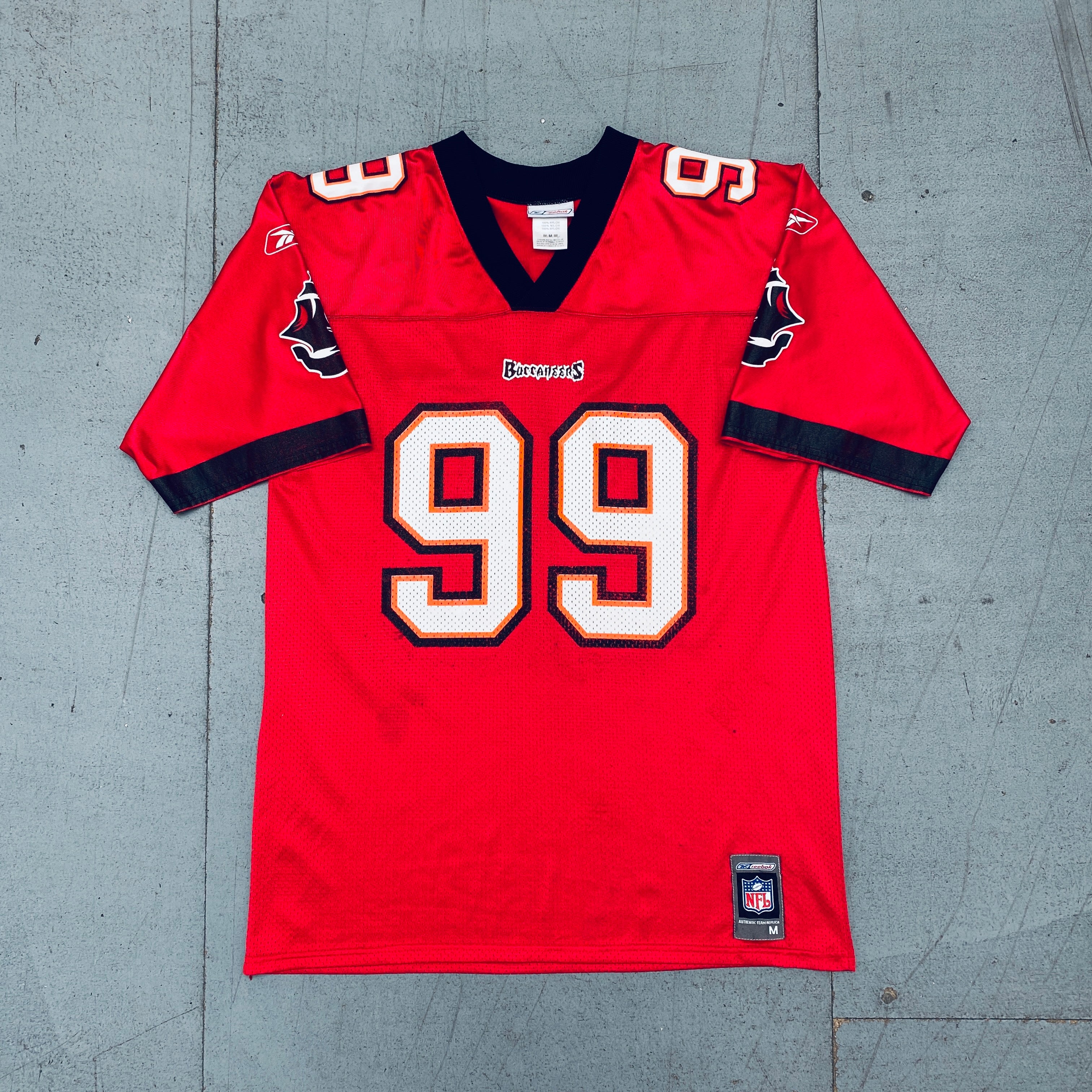 Warren Sapp Tampa Bay Buccaneers 2002-2003 Men's Jersey - Authentic NFL Football Jersey for Fans, Collectors & Game Day Outfits