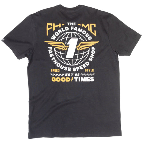 Renown SS Tee - Premium Cotton Short Sleeve T-Shirt for Men (Black) | Casual Wear, Gym, Street Style, Everyday Comfort