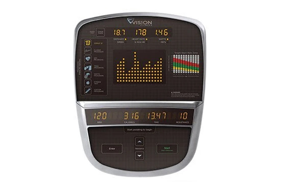 Vision R70 Commercial Recumbent Exercise Bike - Premium Indoor Cycling Bike for Home & Gym Use - Perfect for Low-Impact Cardio Workouts & Rehabilitation Therapy