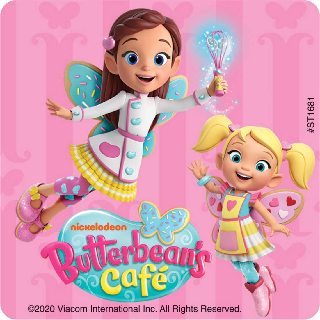 Butterbean's Café Stickers Pack of 100 - Fun Kids Toys, Party Favors & Giveaways - Perfect for Scrapbooking, School Projects & Birthday Party Decorations