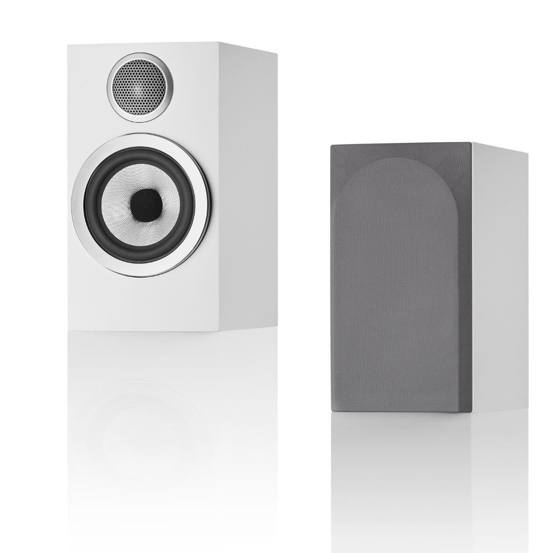 Bowers & Wilkins 707 S3 Bookshelf Speakers (Pair) - Premium Hi-Fi Audio for Home Theater & Music Listening - B-Stock Discount