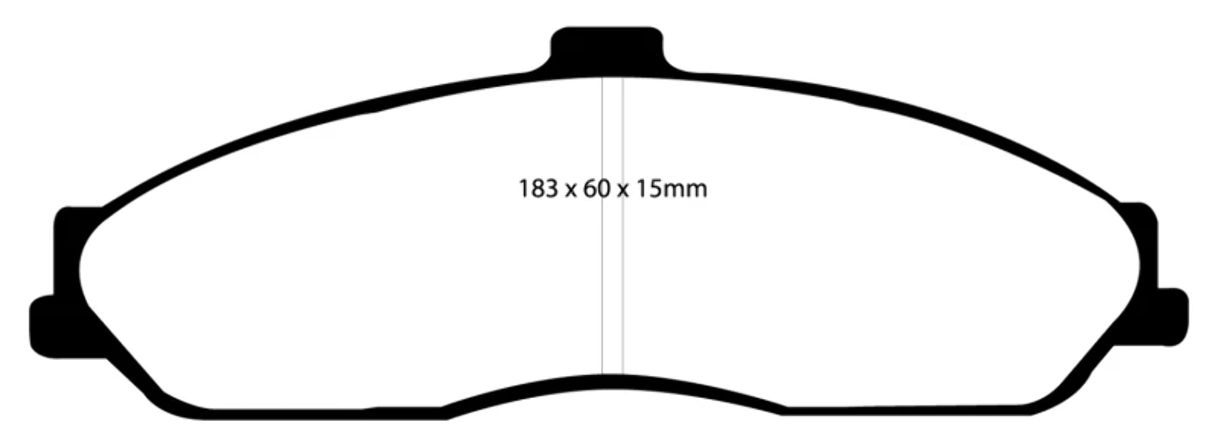 High-Performance EBC Bluestuff S/T Brake Pads for Racing & Track Use – Premium Ceramic Brake Pads for Sports Cars, Muscle Cars & High-Performance Vehicles