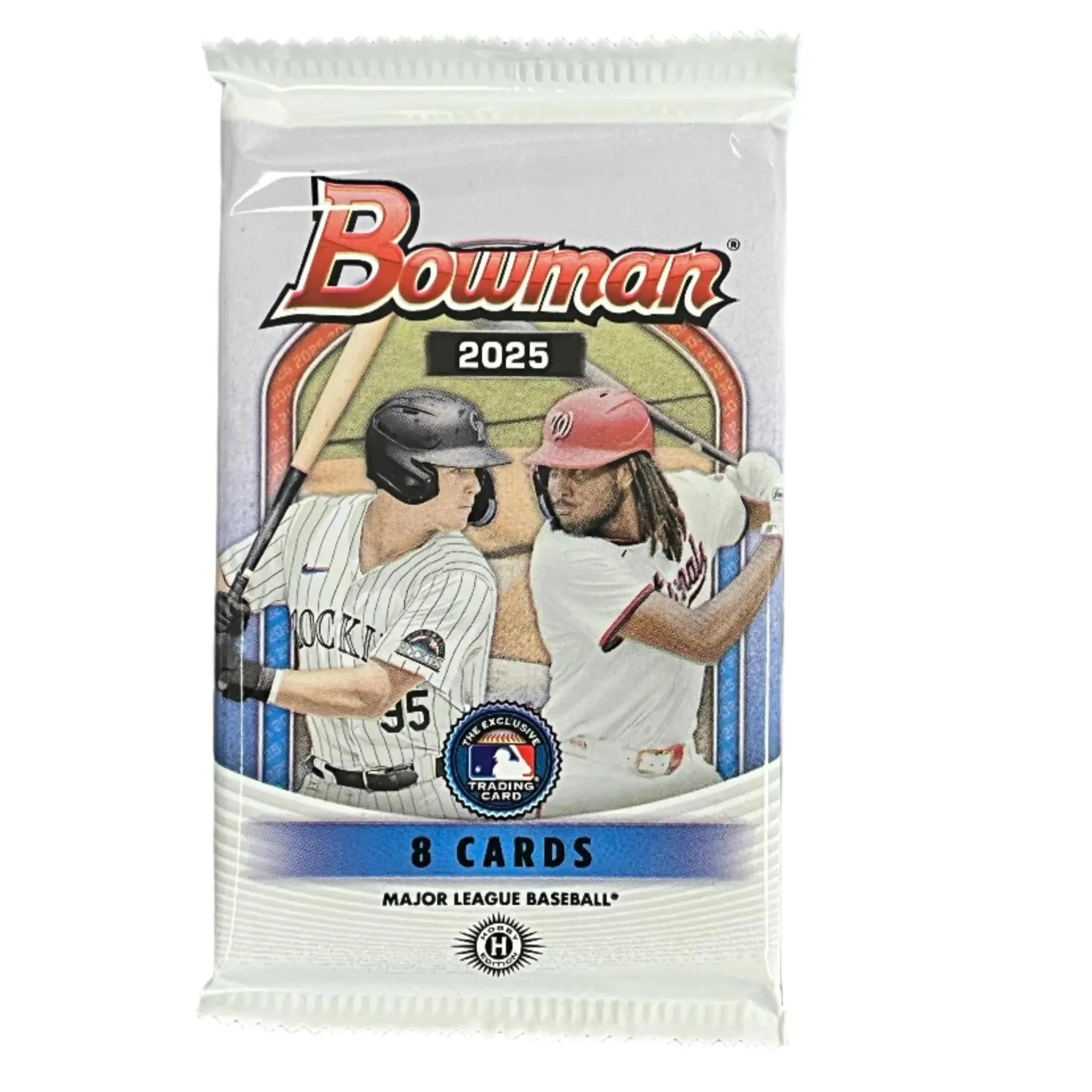 2025 Bowman Baseball Hobby Pack - Single Pack with Rookie Cards & Prospects | Collect, Trade & Play for Baseball Fans