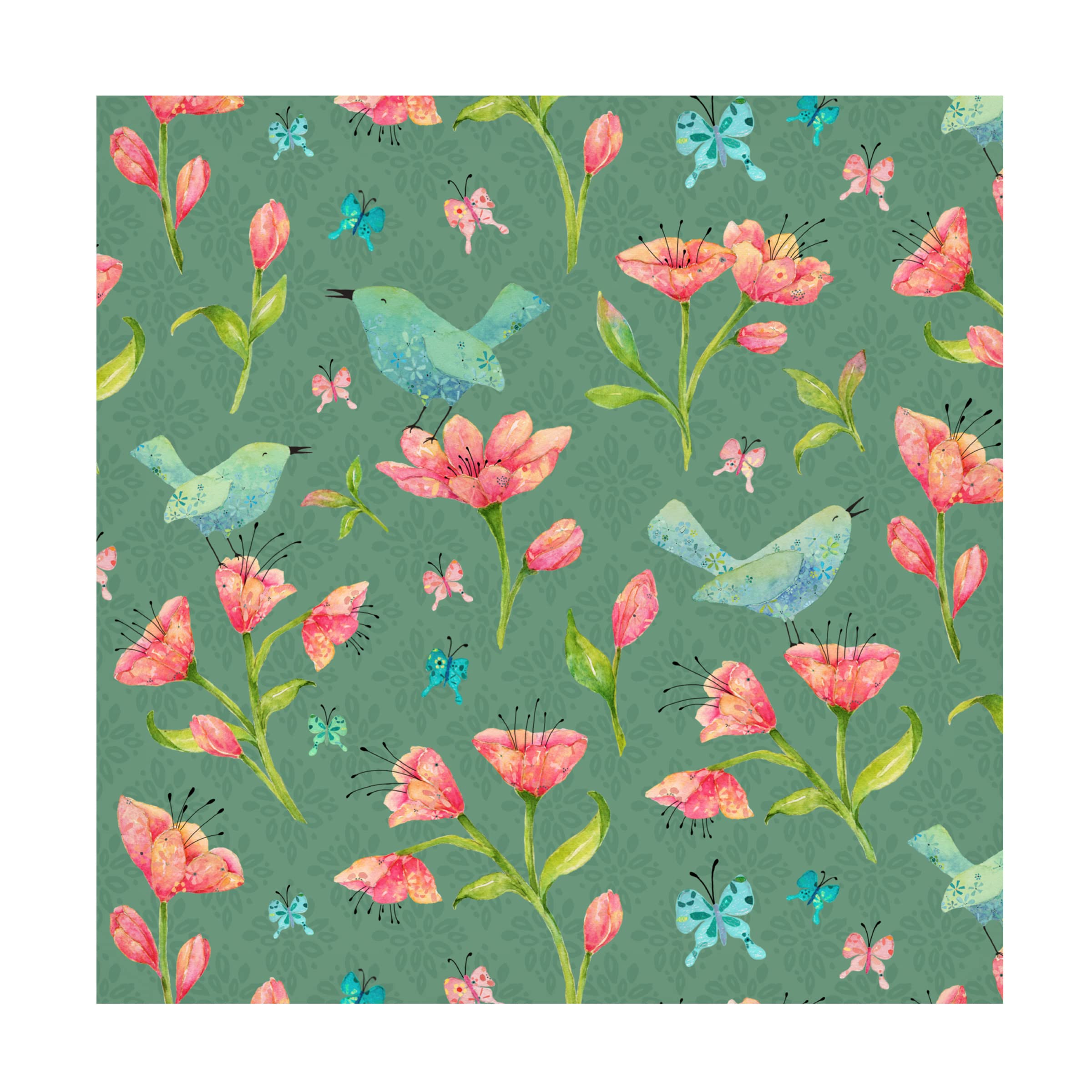 Trademark Fine Art 'Peace Love Joy Pattern' Canvas Wall Art by Yachal Design - Perfect for Living Room, Bedroom & Office Decor