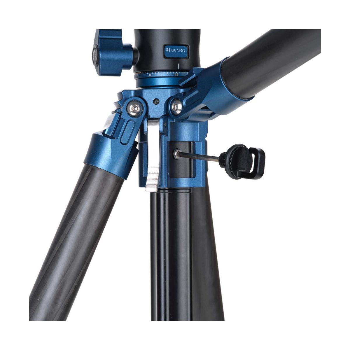 Benro SuperSlim Carbon Fiber 1.5 Series Tripod with H0P Ball Head - Lightweight Travel Tripod for DSLR Cameras, Perfect for Outdoor Photography, Hiking & Vlogging