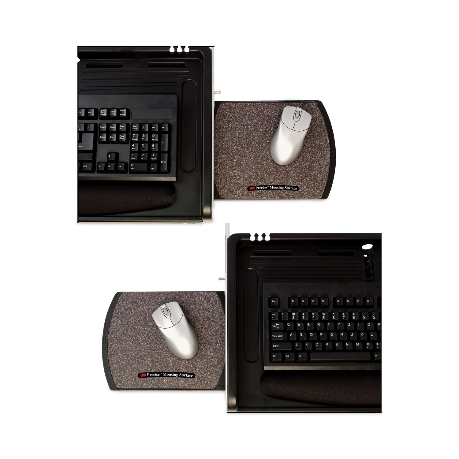 3M™ Under Desk Keyboard Tray - Black, 23