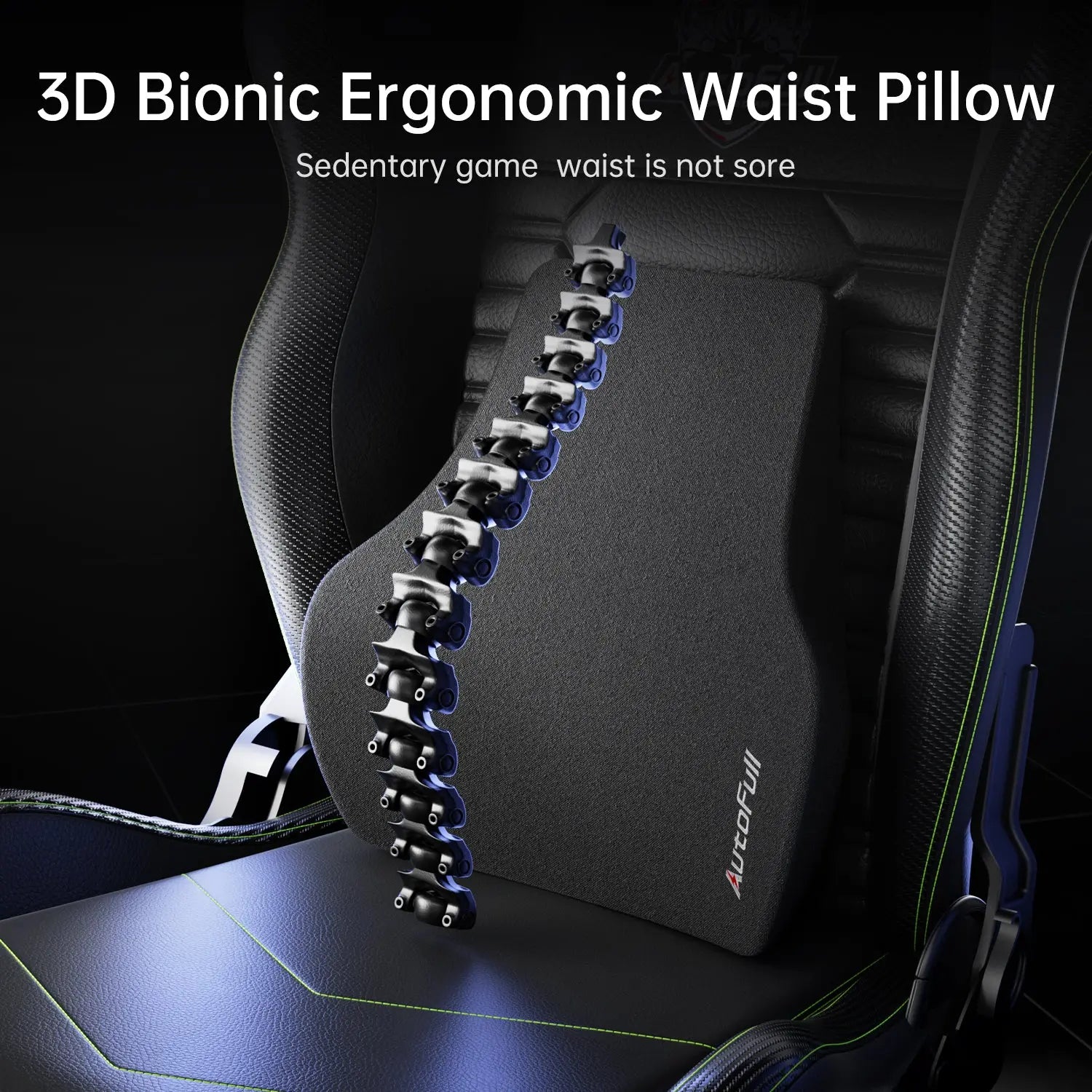 AutoFull C3 Ergonomic Gaming Chair with Adjustable Lumbar Support - Comfortable Racing Style Computer Chair for PC Gamers & Office Workers, Perfect for Long Gaming Sessions & Home Office Use