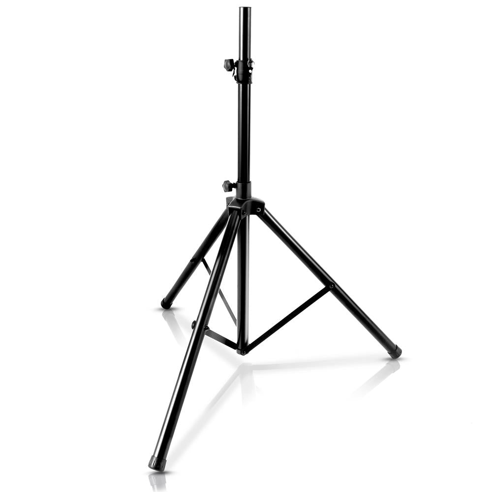 6 Ft Universal Tripod Speaker Stand - Heavy Duty Adjustable PA System Stand for DJ, Band & Live Performances - Perfect for Indoor & Outdoor Events, Parties & Stage Shows