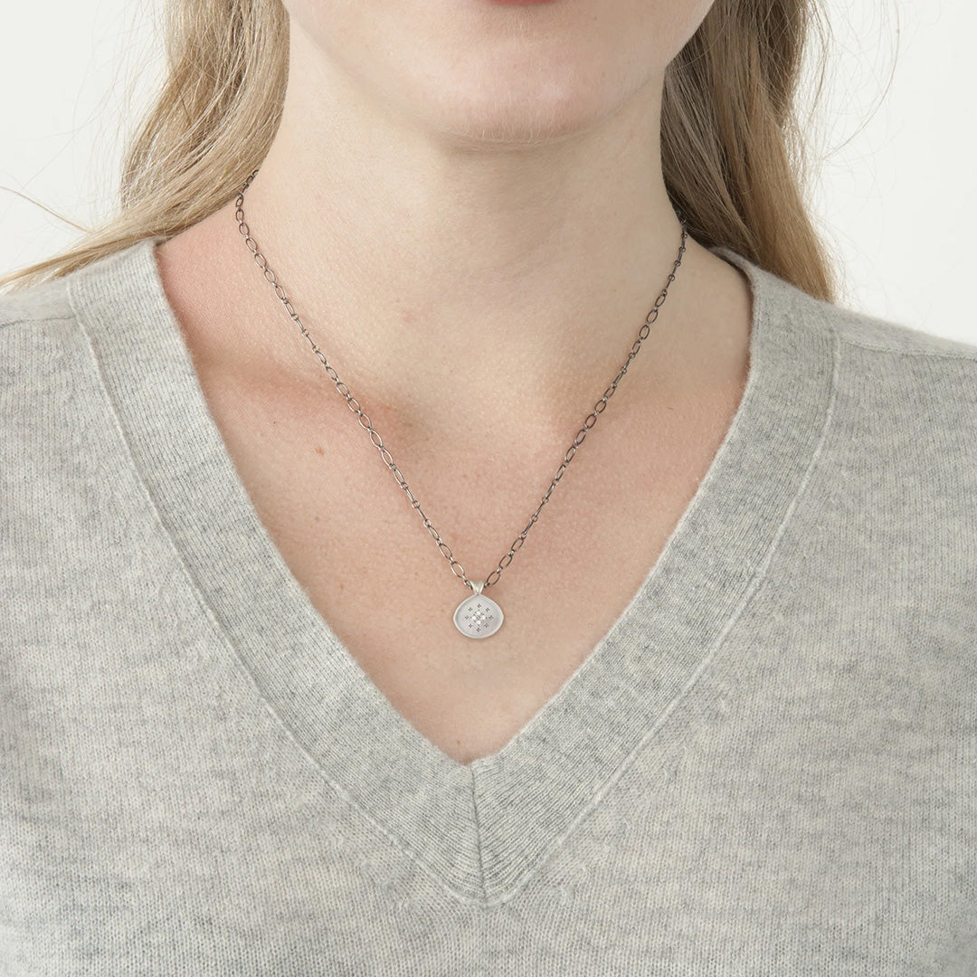 Four Star Silver Lights Pendant Necklace - Elegant Sterling Silver Jewelry for Women | Perfect Gift for Birthday, Anniversary & Special Occasions