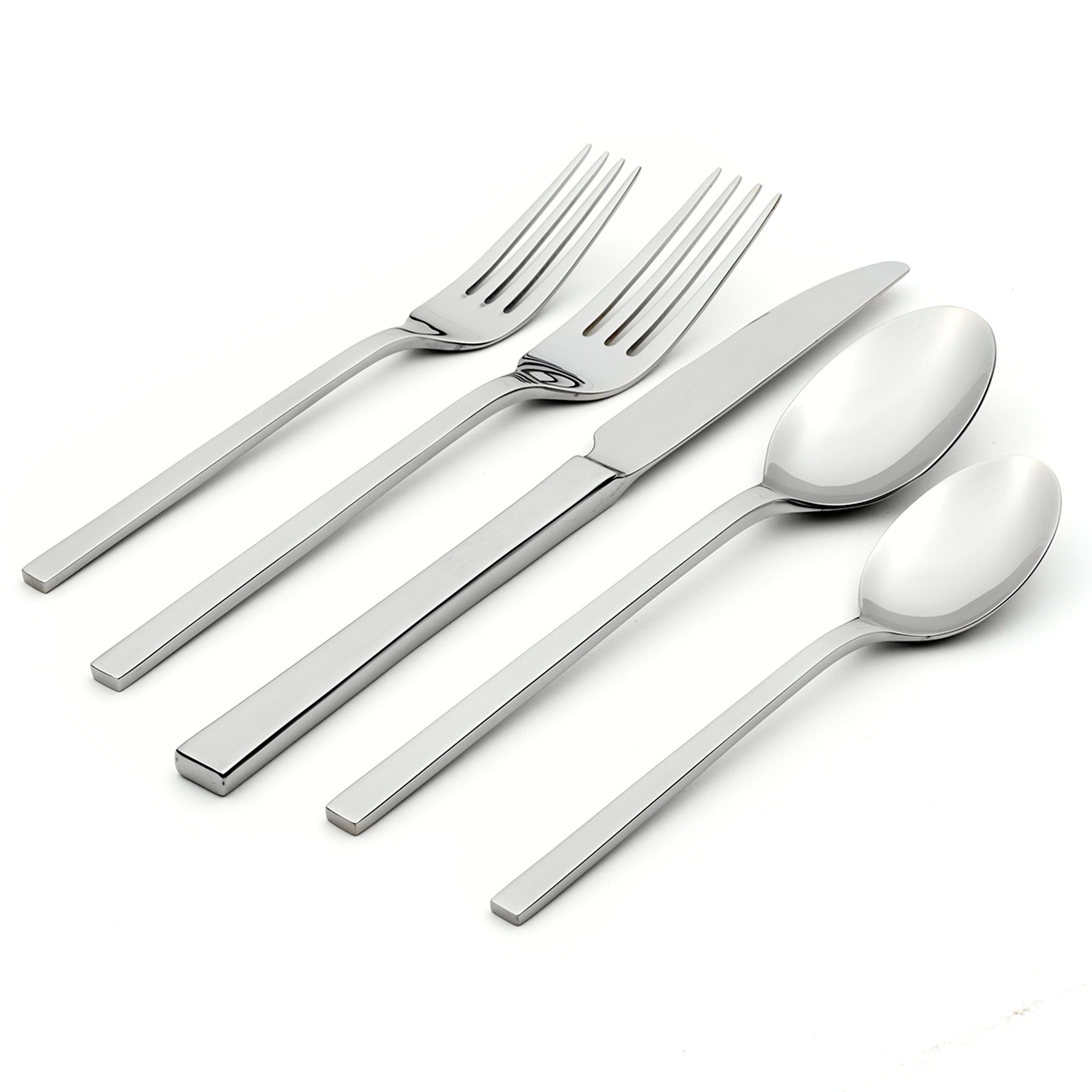 Allay 20-Piece Stainless Steel Flatware Set - Elegant Silverware for Everyday Dining, Dinner Parties & Gifts - Knives, Forks & Spoons for Home, Restaurant & Wedding Use