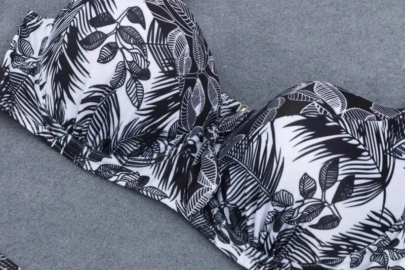 Sexy Knotted Push Up Bikini Set - Women's Swimwear for Beach & Pool - Perfect for Summer Vacations, Tropical Getaways and Swim Parties