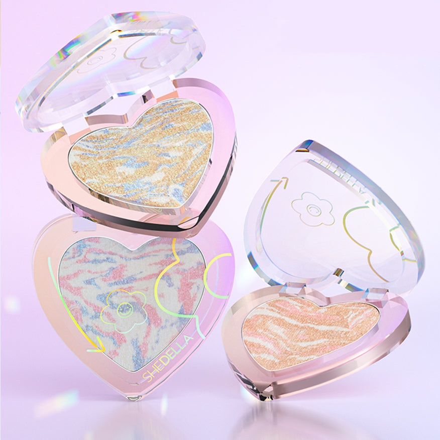 Shedella Heartbeat Glow Highlighter - Illuminating Makeup Stick for Face & Body, Vegan & Cruelty-Free - Perfect for Contouring, Highlighting & Night Out Glam