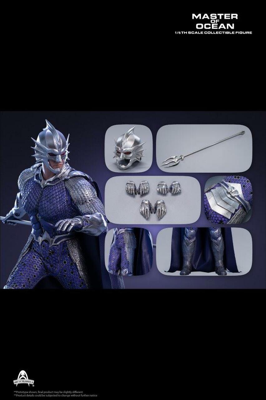 1/6 Scale Master of Ocean Action Figure AF027 - Highly Detailed Collectible Art Figure for Display & Diorama Scenes