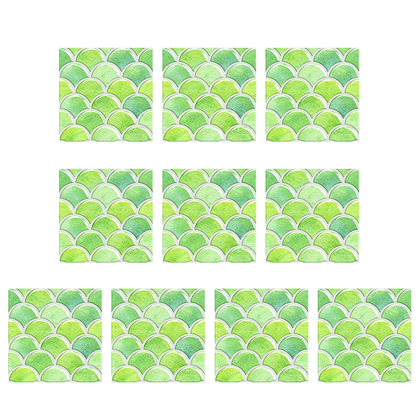 Creative 3D Tile Stickers - Realistic Simulation Wall & Floor Decals for DIY Home Decor - Peel and Stick Waterproof Vinyl Stickers - Perfect for Kitchen, Bathroom, Living Room & Office Renovation