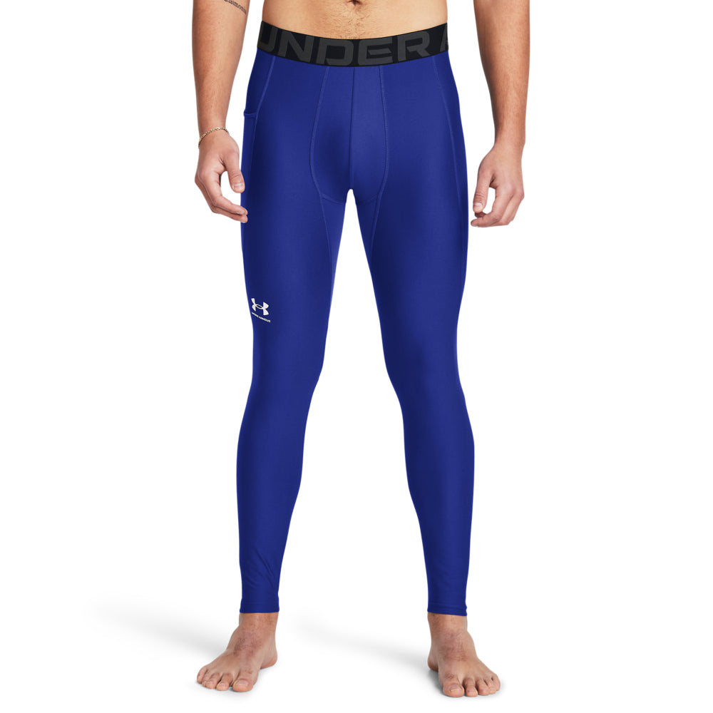 Men's Under Armour Heatgear Compression Leggings - Moisture-Wicking Workout Pants for Running, Gym & Training - Lightweight & Breathable Activewear