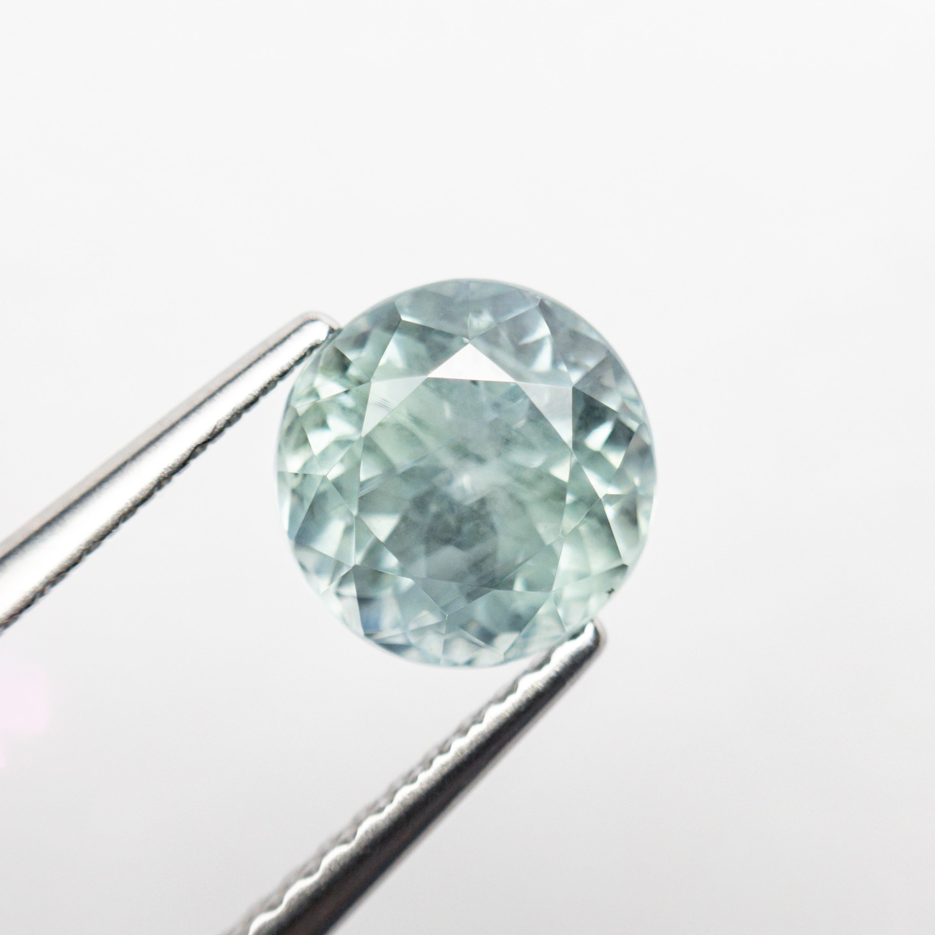 2.02ct Round Brilliant Blue Sapphire - 7.08x6.93x5.33mm Natural Gemstone for Engagement Rings & Fine Jewelry