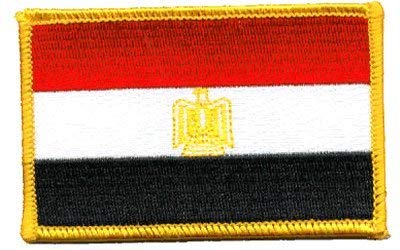 Egyptian Iron-on Embroidered Patch for Jackets, Hats & Bags - Vintage Style DIY Sewing Applique for Clothing Customization & Repair - Perfect for Denim, Backpacks & DIY Crafts
