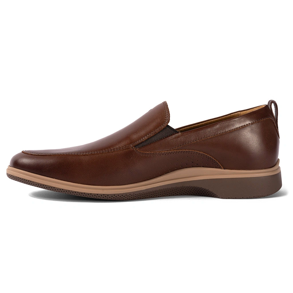 Comfortable Chestnut Slip-On Shoes for Men & Women - Casual Loafers for Walking, Travel & Everyday Wear