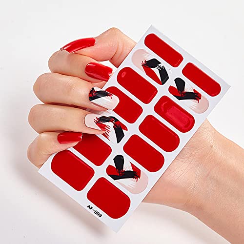 AF009 Decorative Foil Art Nail Designs - Stunning DIY Nail Art for Parties, Weddings & Special Occasions