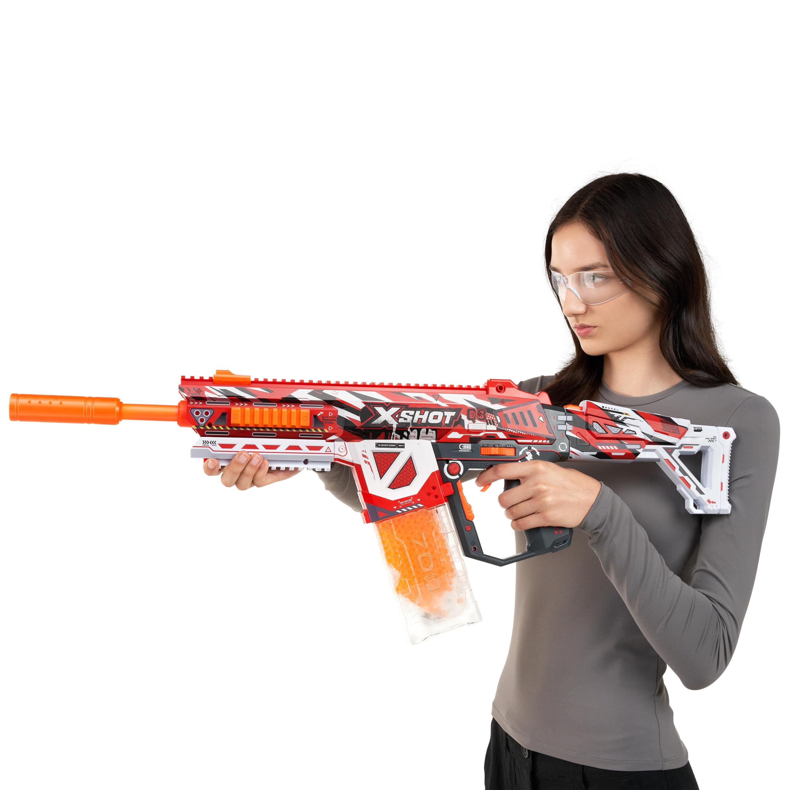 X-Shot Gel Blaster Assault Rifle (36620) - High Performance Gel Ball Blaster Toy for Outdoor Games, Team Battles & Target Practice - Perfect for Nerf Wars, Backyard Fun & Tactical Training