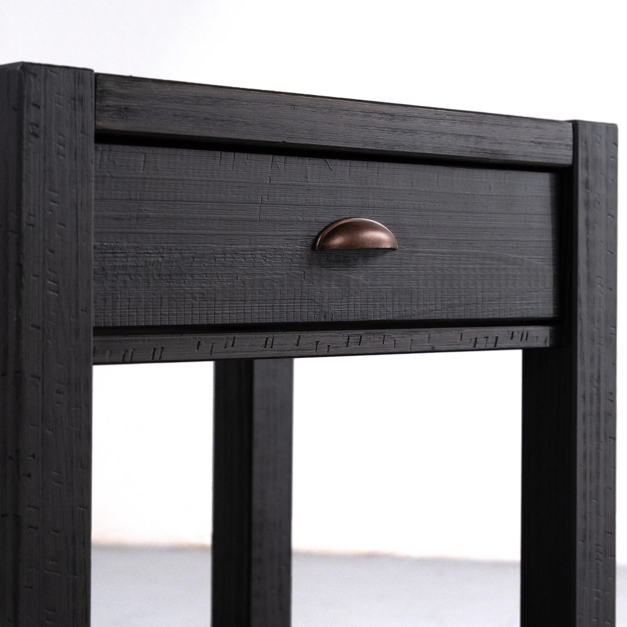 Modern Montauk End Table - Stylish Nightstand for Bedroom, Living Room & Office - Compact Side Table with Storage Shelf - Perfect for Small Spaces, Apartments & Dorm Rooms