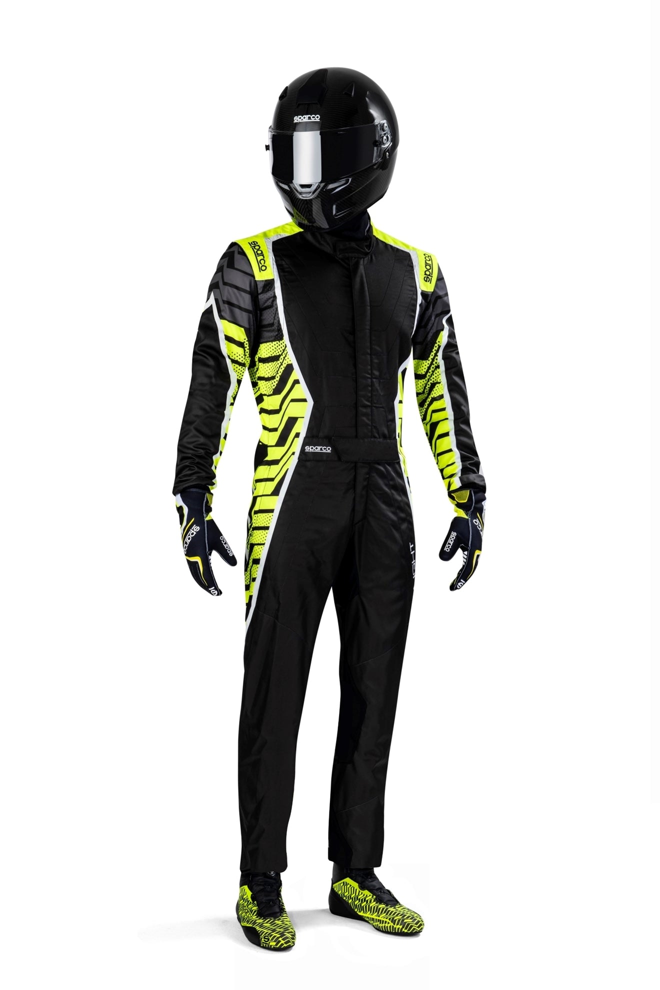 SPARCO X-LIGHT K Racing Suit - Lightweight Fireproof Motorsport Jumpsuit for Karting & Track Racing - Perfect for Professional Drivers & Racing Enthusiasts