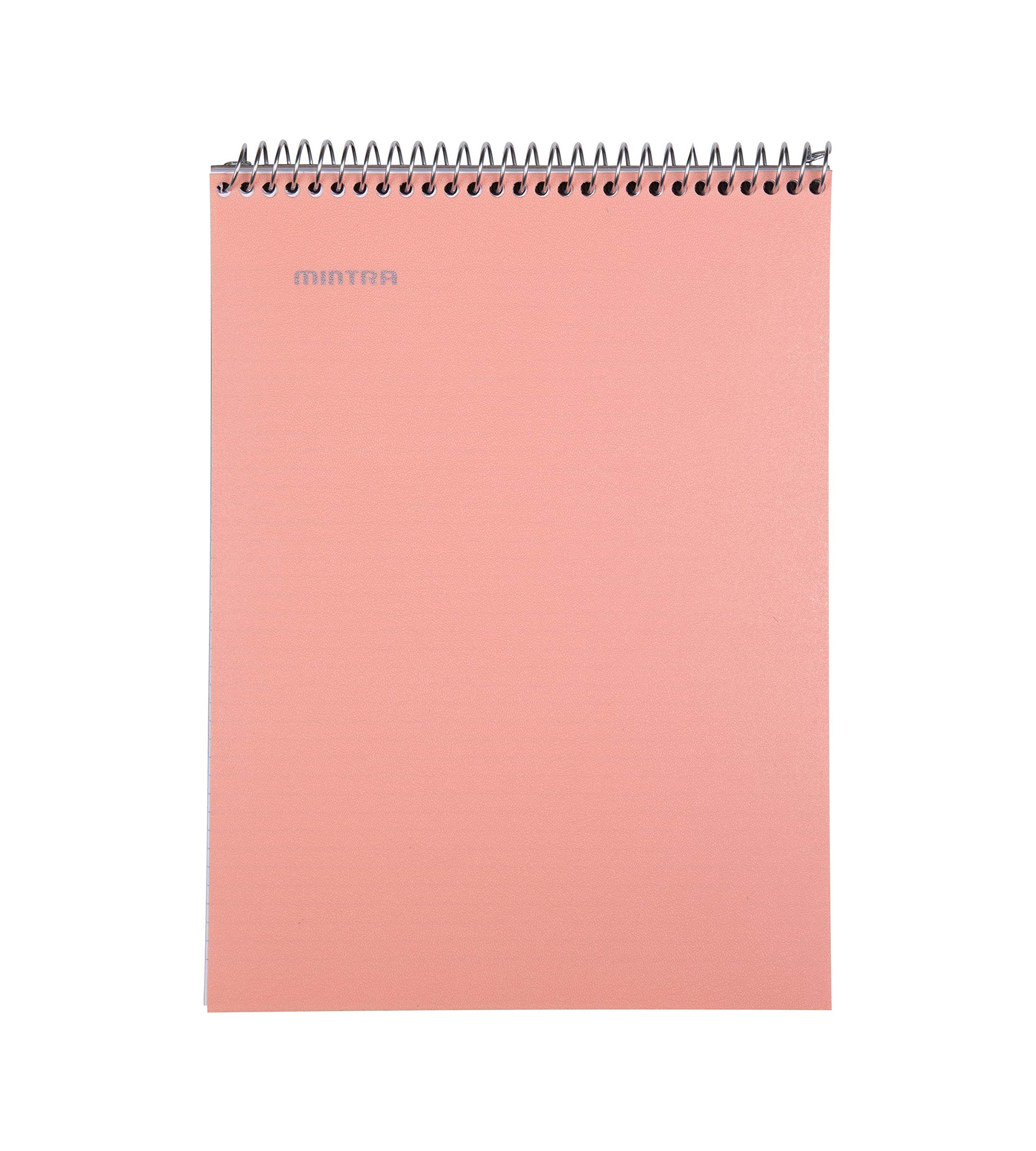Premium Spiral Notebook 3-Pack - College Ruled, Durable Cover, 3 Colors (Lavender, Salmon, Sage Green) for School, Office & Journaling | Mintra Office Top Bound Notebooks