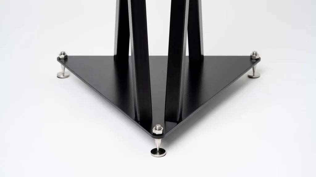 Pro Ject Tristand Steel Speaker Stands - Premium Audio Equipment for Home Theater & Studio - Perfect for Bookshelf Speakers, Hi-Fi Systems & Music Listening