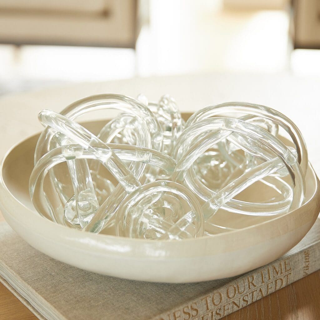 Cyan Design 11494 XL Clear Knotty Filler - Decorative Glass Vase Filler for Wedding Centerpieces, Home Decor, and Floral Arrangements
