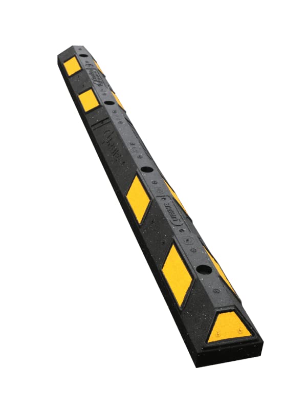 6’ Clearline® Recycled Rubber Parking Blocks with Hardware (1-Pack, 5