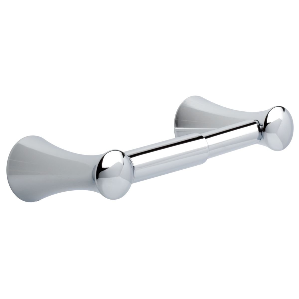 Franklin Brass Somerset 1-Pack Polished Chrome Toilet Paper Holder - Spring-Loaded Wall Mount Bathroom Tissue Roll Organizer - Perfect for Modern Bathrooms, Powder Rooms & Guest Bath Accessories (Model 139568)