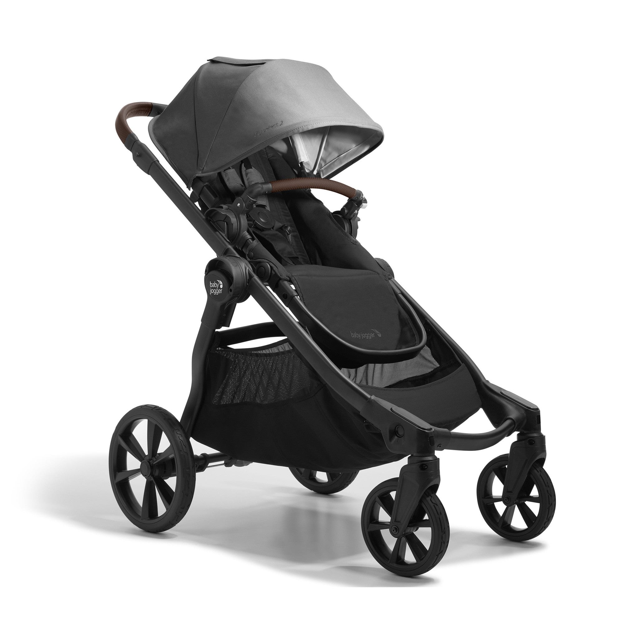 Baby Jogger City Select 2 Single to Double Modular Stroller - Eco-Friendly Convertible Stroller for Newborns & Toddlers | Perfect for Urban Walks, Shopping & Family Outings