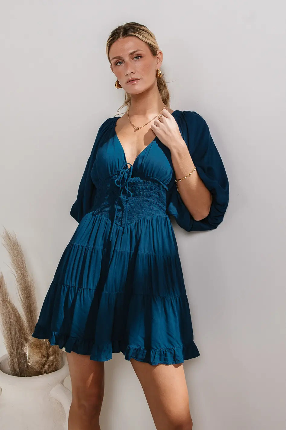 Little Runaway Mini Dress in Teal - Flirty Summer Party Dress for Women | Beach Vacation, Date Night, Club Outfit
