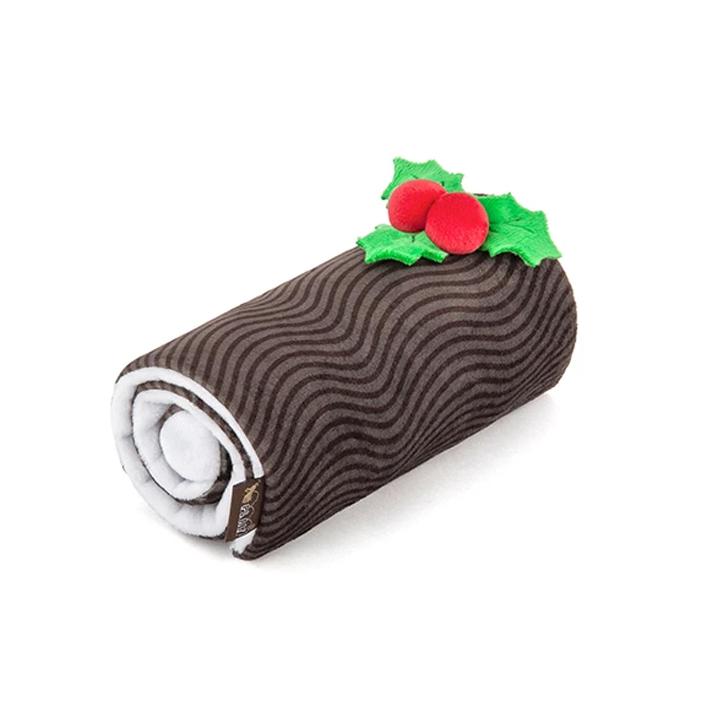 P.L.A.Y. Christmas Yule Log Dog Toy - Durable Chew Toy for Small & Medium Dogs - Holiday Pet Gift for Puppies - Perfect for Indoor Playtime & Christmas Stocking Stuffers