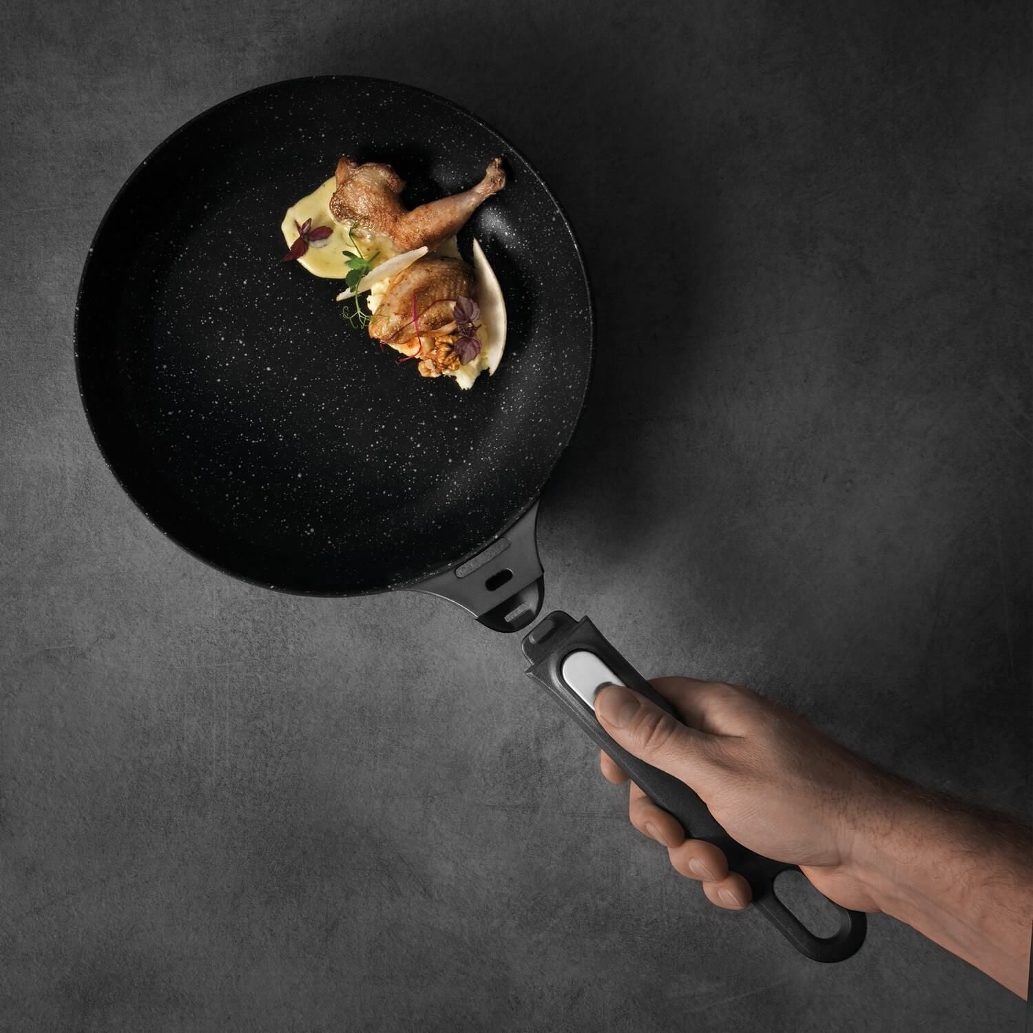 BergHOFF GEM 3-Piece Non-Stick Fry Pan Set - Premium Cookware for Healthy Cooking | Perfect for Sautéing, Frying & Omelets in Home Kitchens