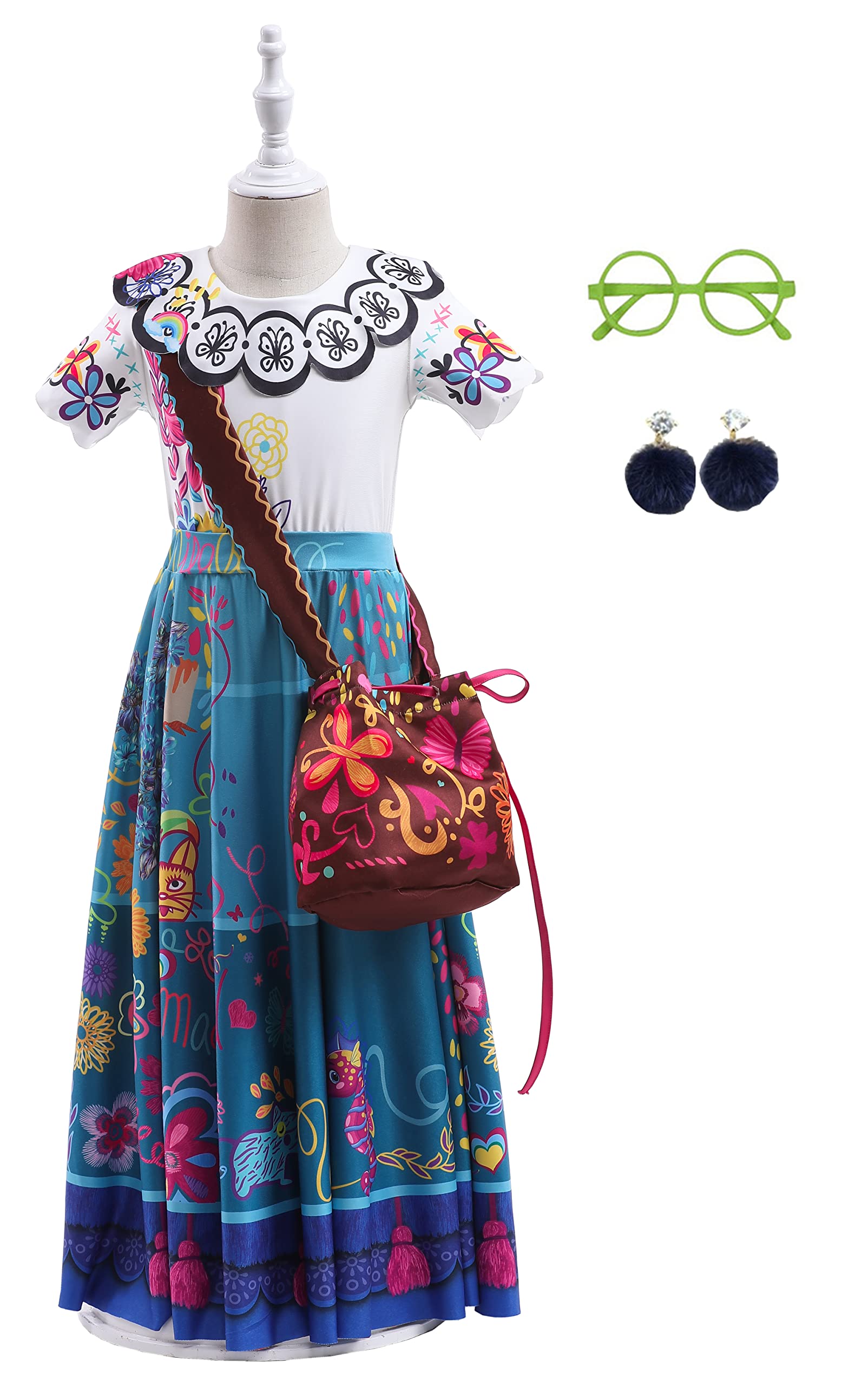 Isabela Kids Princess Costume Dress - Halloween Cosplay Outfit for Girls | Perfect for Dress-Up, Birthday Parties & Disney Themed Events